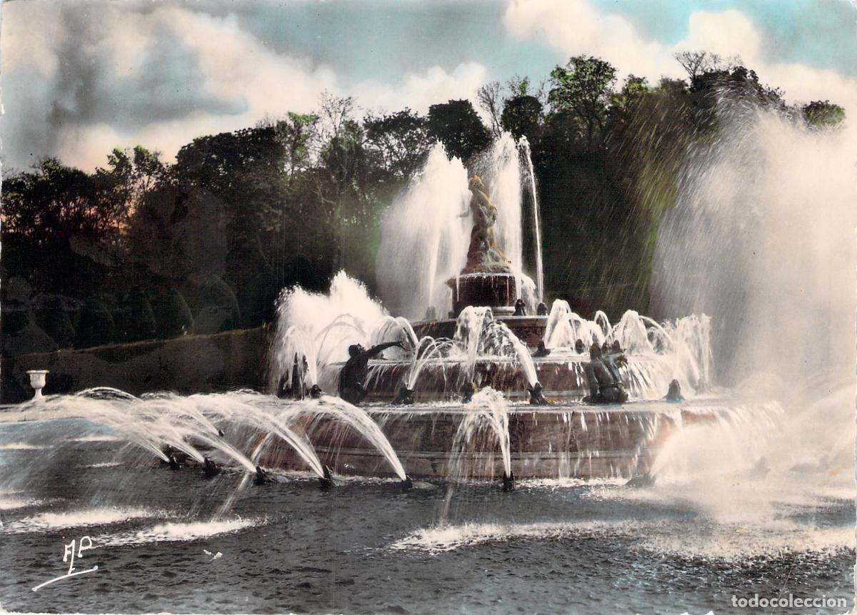 Postales: Postal de la Fuente de Latona en los Jardines de Versalles Francia