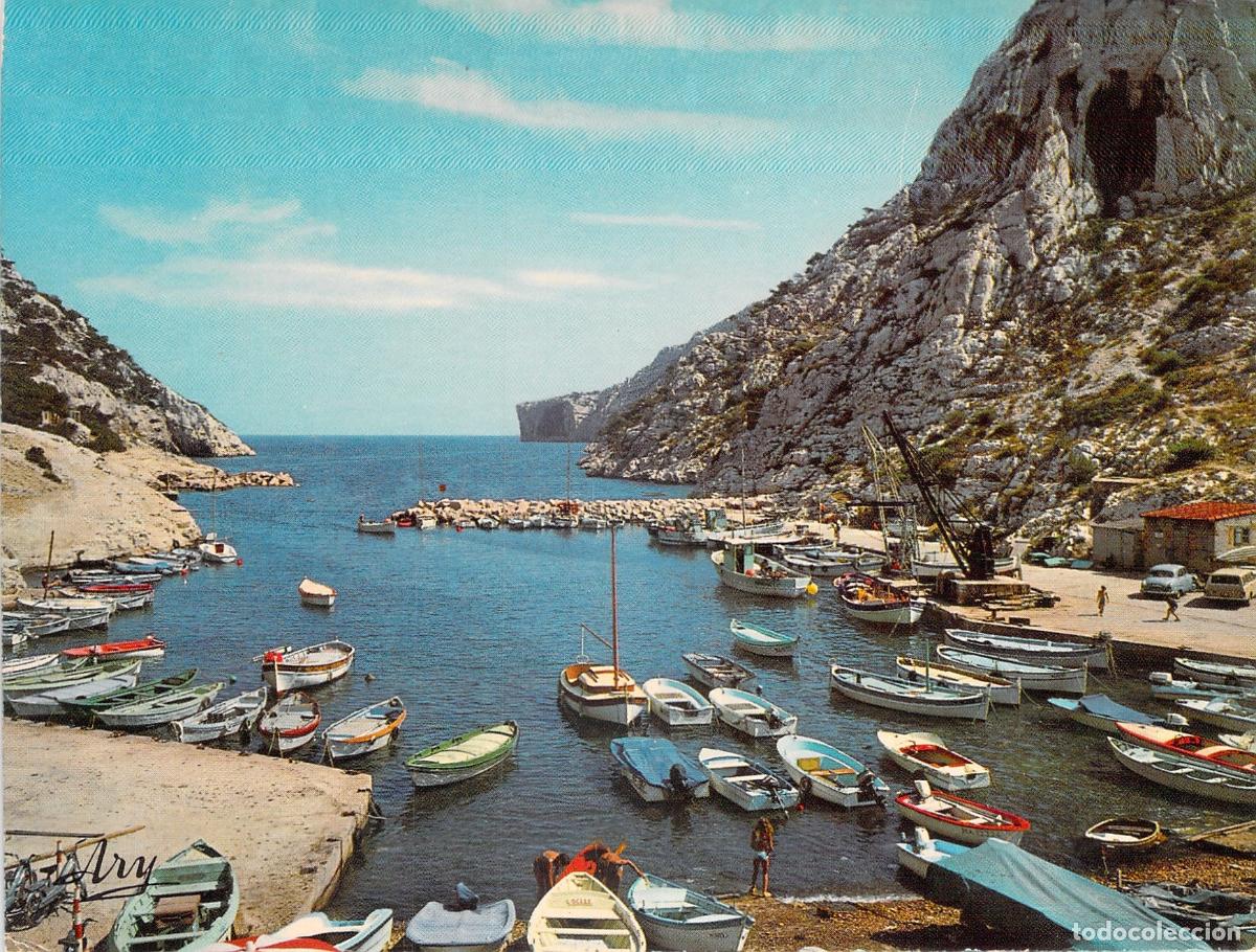 Postales: Postal de Calanque de Morgiou en Marsella, Francia