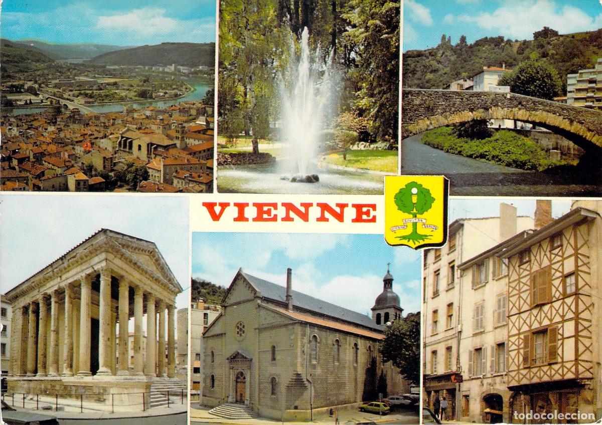 Postales: Postal de Vienne Francia Multi-vista Monumentos e Historia