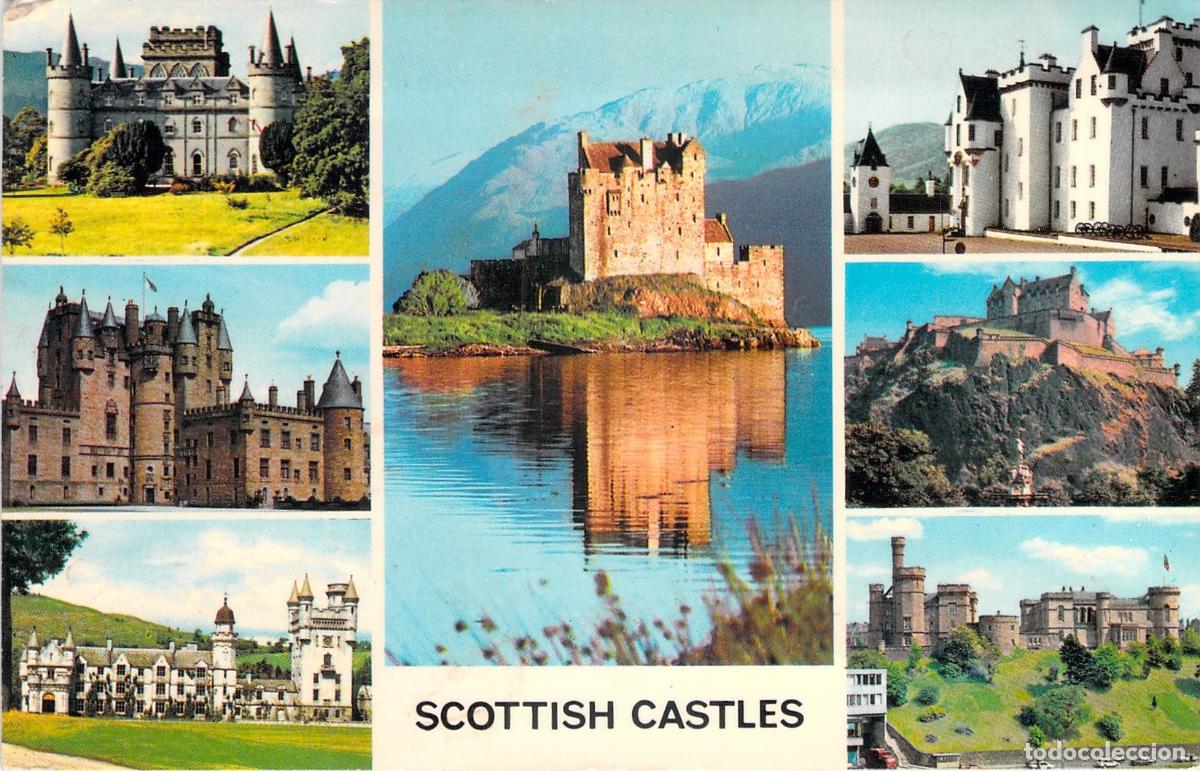 Cartoline: Postal de castillos escoceses, Escocia