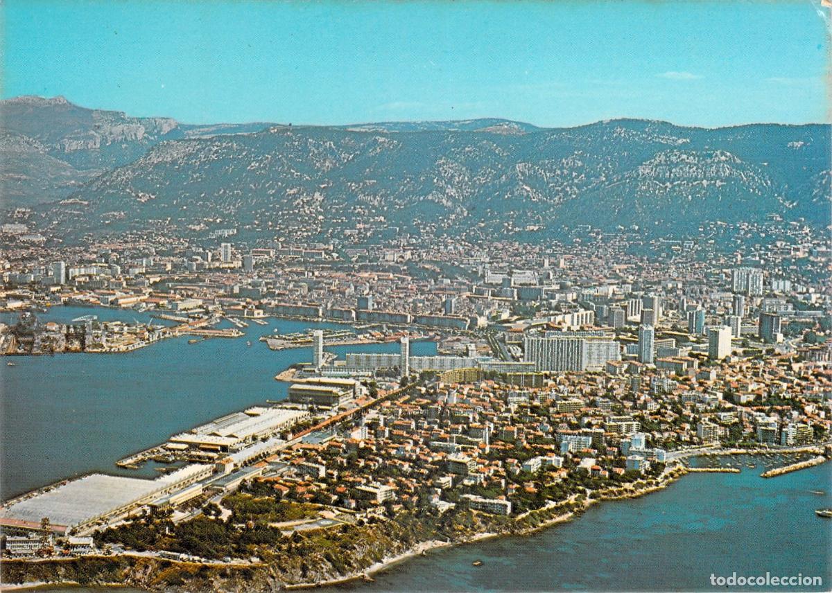 Postales: Postal de Toulon Francia Vista del Puerto