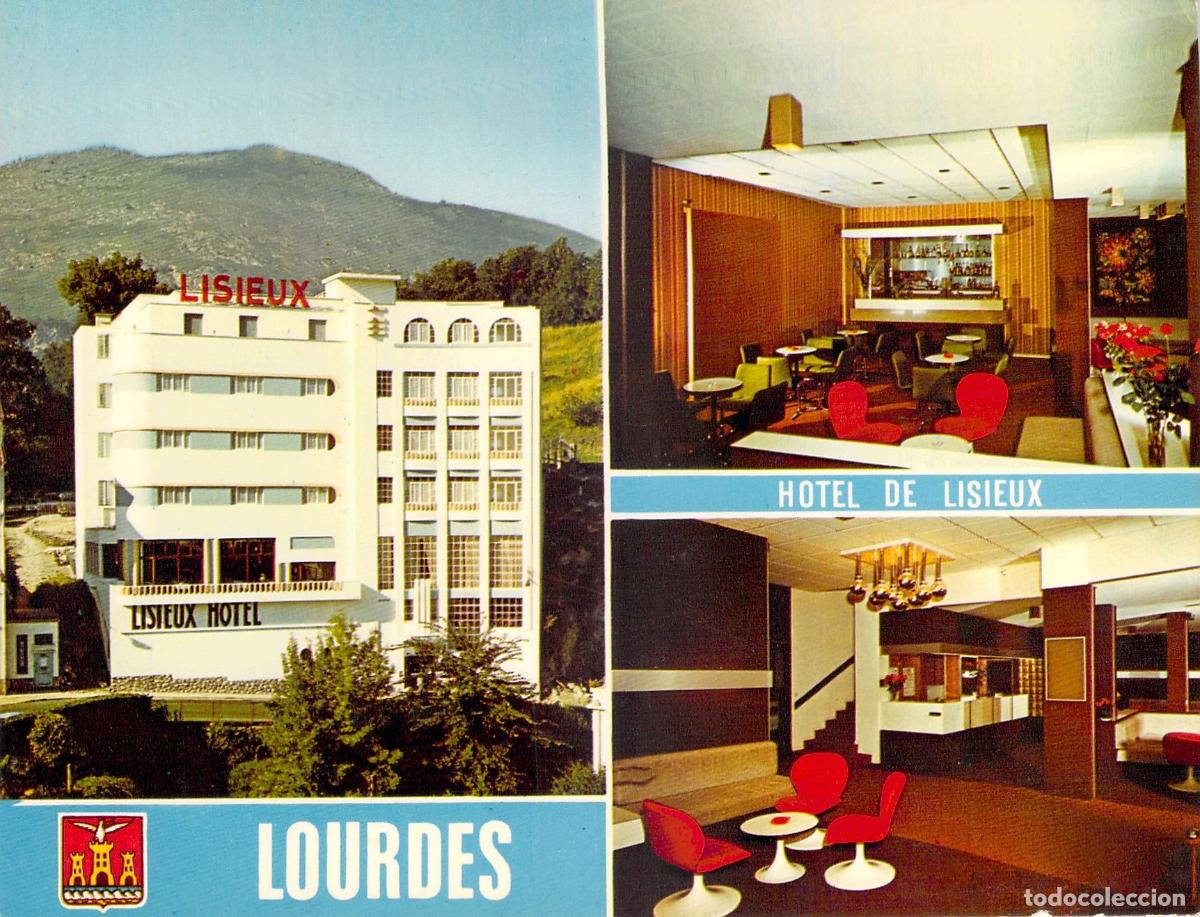 Postales: Postal del Hotel de Lisieux en Lourdes