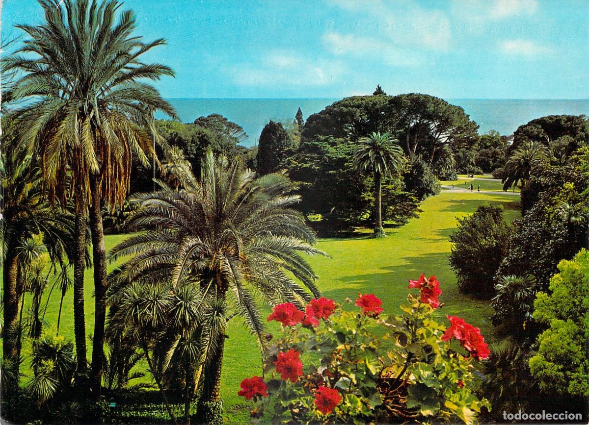Postales: Postal de los Parques de Nervi en G&eacute;nova Italia
