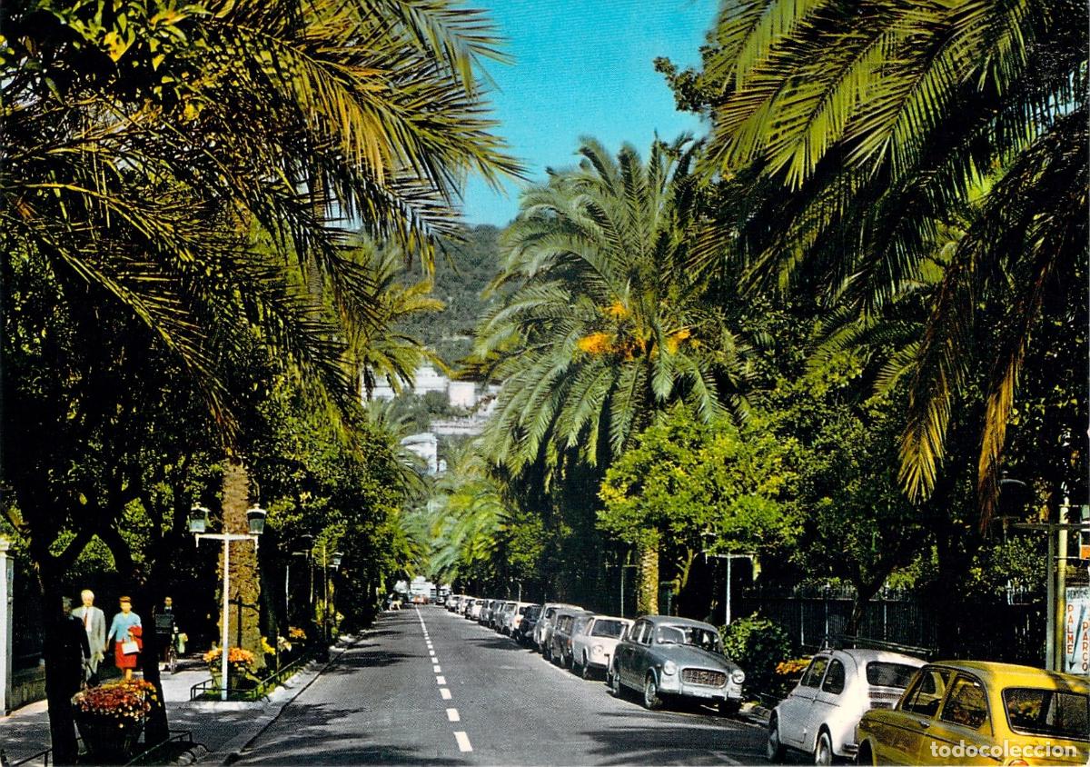 Postales: Postal de Viale delle Palme en Nervi G&eacute;nova Italia