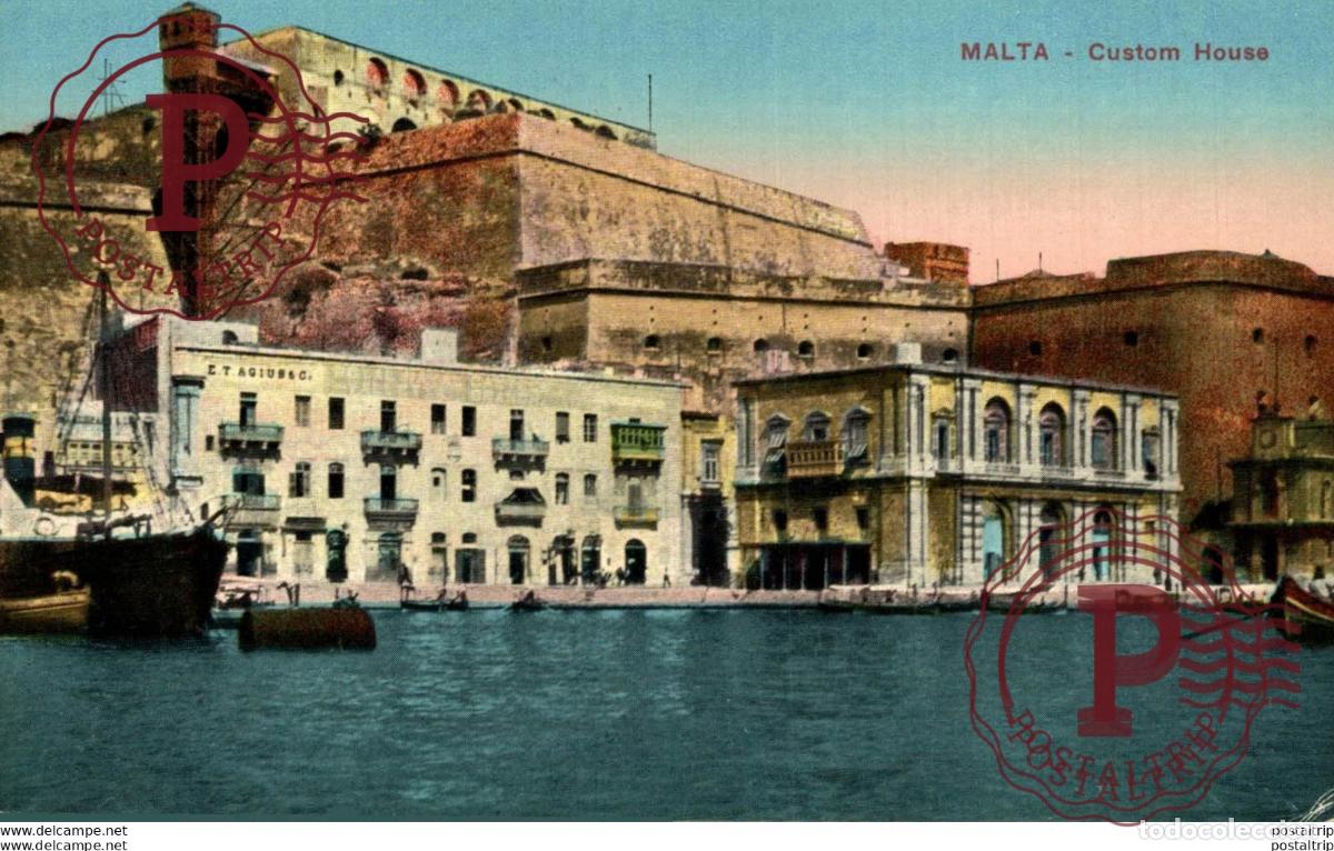 Postales: MALTA: CUSTOM HOUSE. MALTA. - Foto 1
