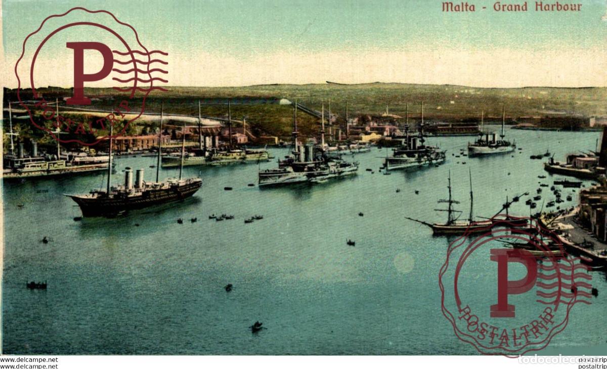 Postales: MALTA: GRAND HARBOUR. MALTA. - Foto 1