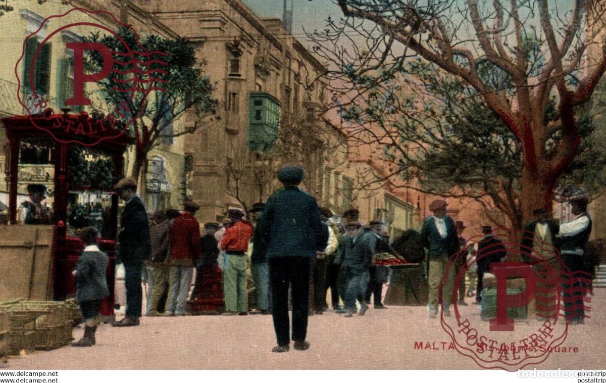 Postales: MALTA: ST. JOHNS SQUARE. MALTA. - Foto 1