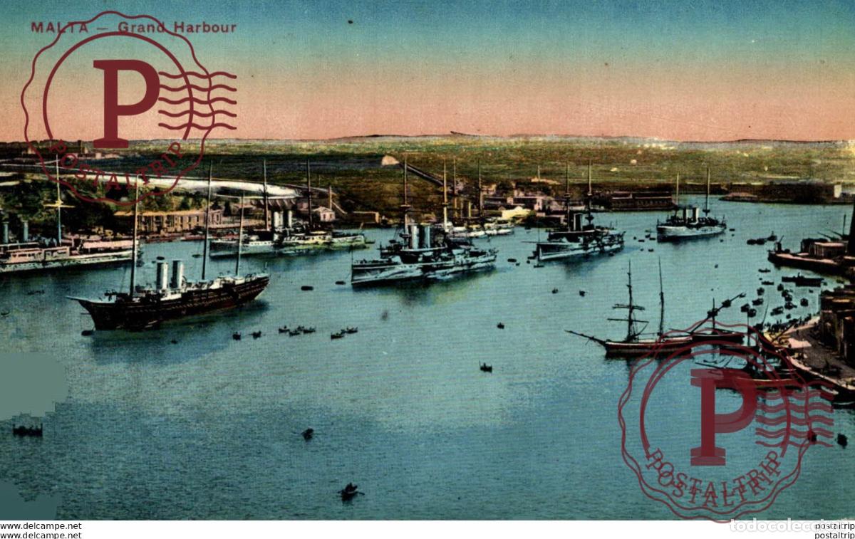 Postales: MALTA: GRAND HARBOUR. MALTA. - Foto 1