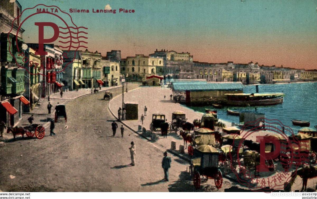 Postkarten: MALTA: SLIEMA LANDING PLACE. MALTA.