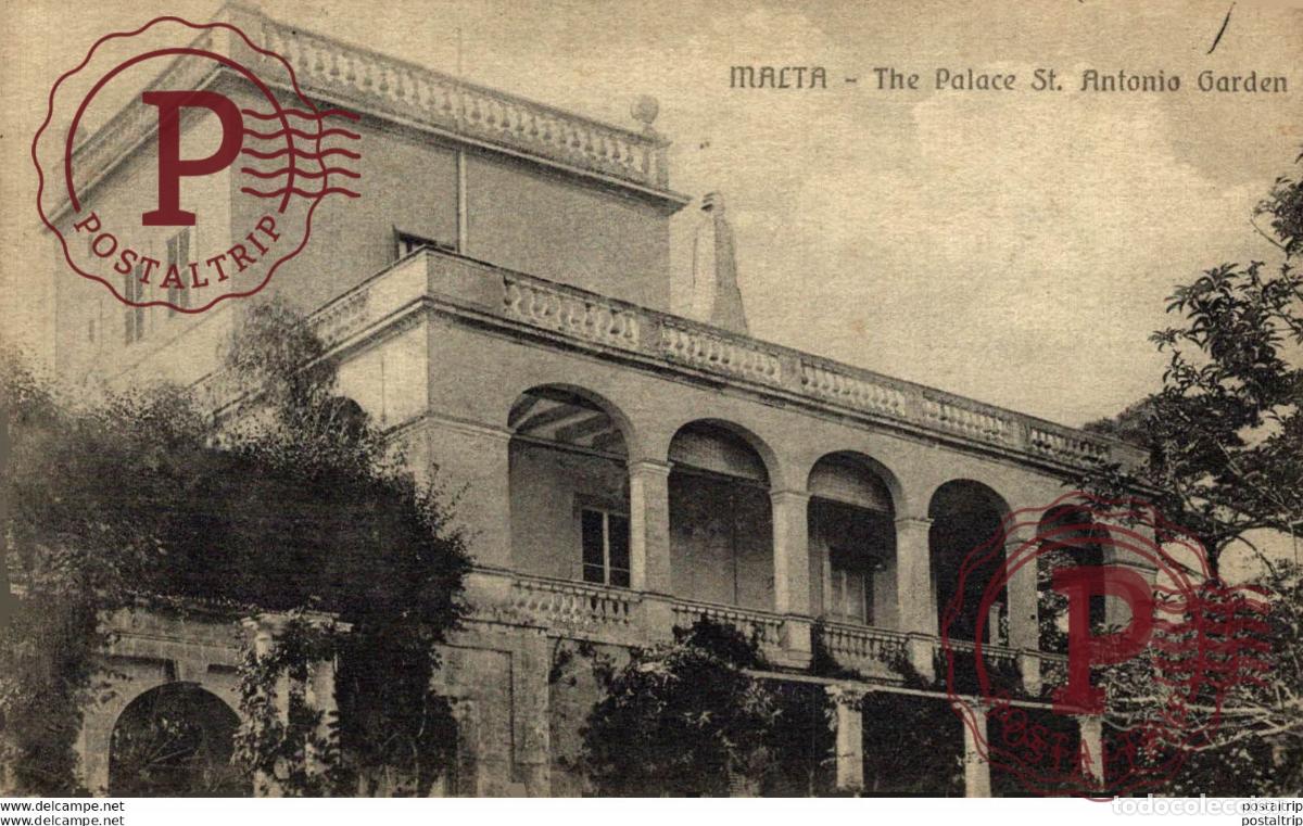 Postkarten: MALTA: THE PALACE ST. ANTONIO GARDEN. MALTA.