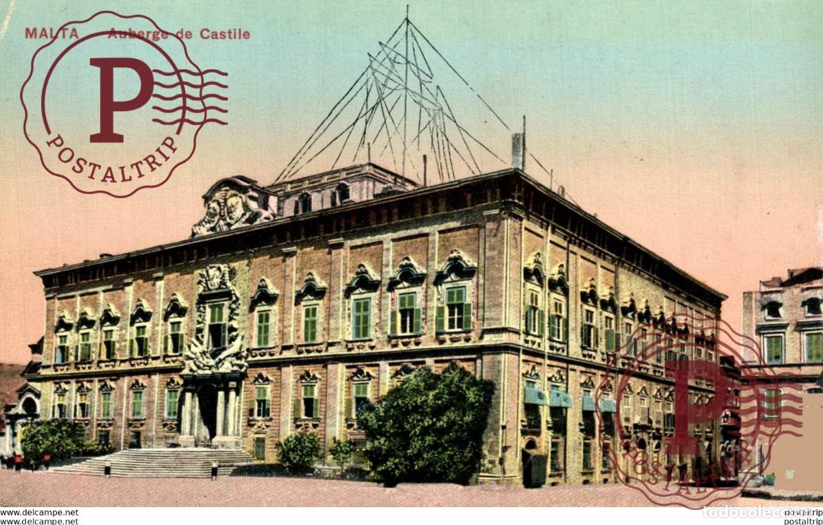 Postales: MALTA: AUBERGE DE CASTILE. MALTA. - Foto 1