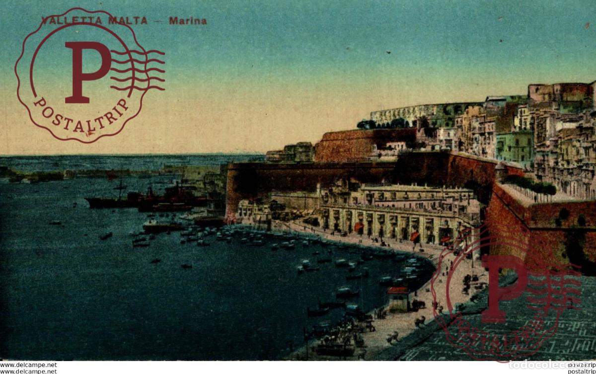 Postales: VALLETA MALTA: MARINA. MALTA. - Foto 1