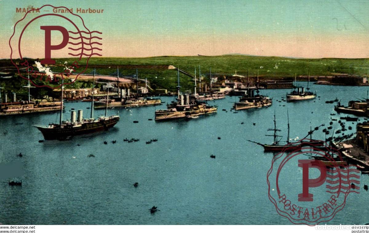 Postales: MALTA: GRAND HARBOUR. MALTA. - Foto 1