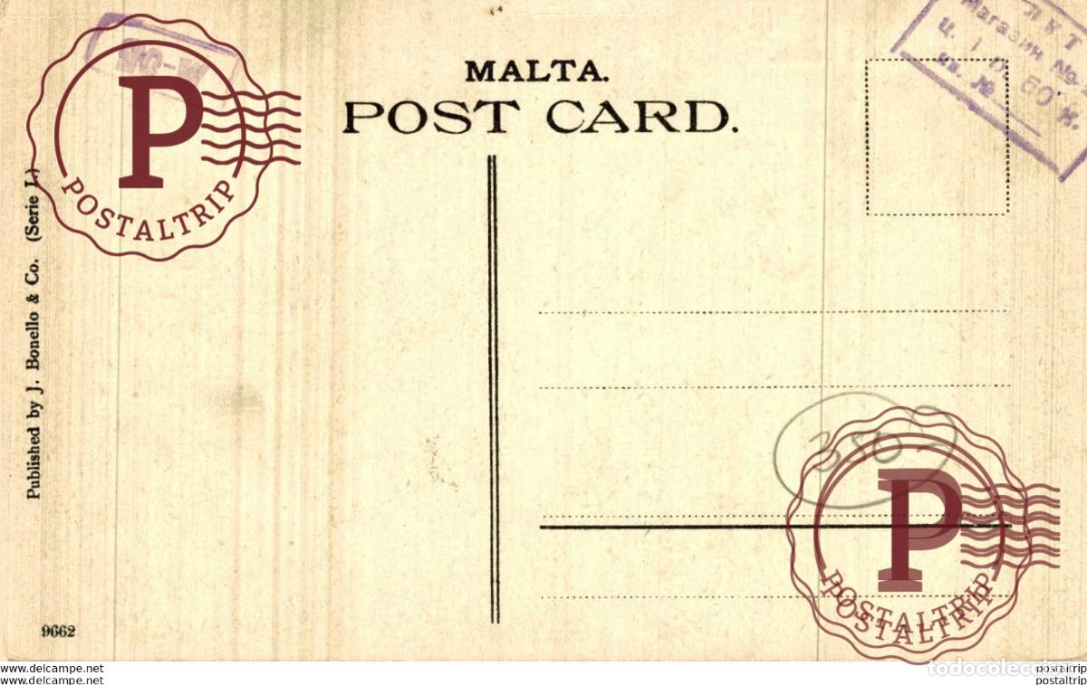 Postales: MALTA: CITT&Agrave; VECCHIA. MALTA. - Foto 2