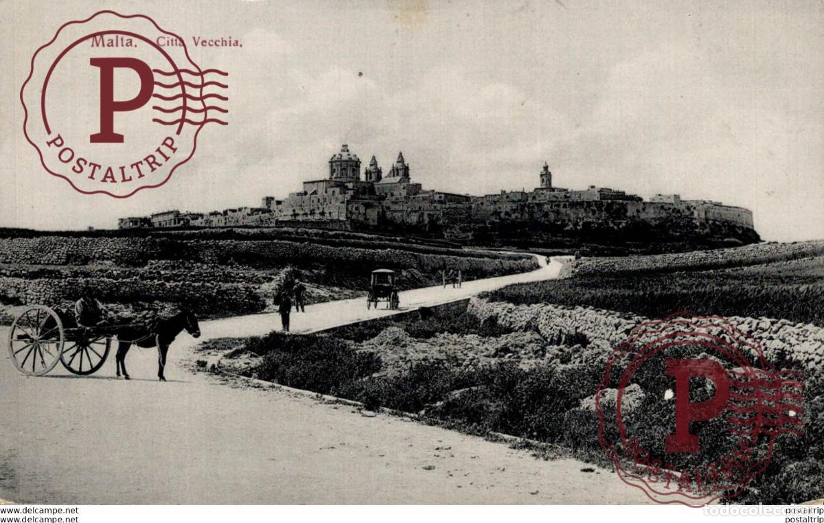 Postales: MALTA: CITT&Agrave; VECCHIA. MALTA. - Foto 1