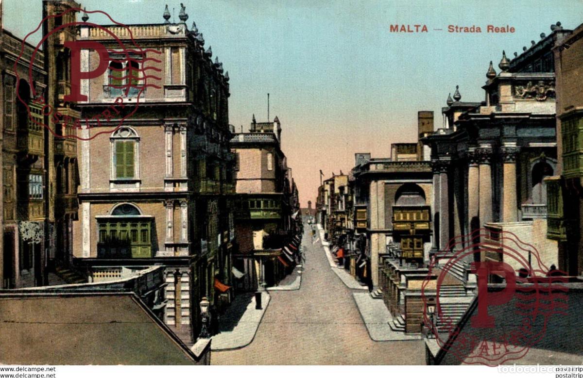Postales: MALTA: STRADA REALE. MALTA. - Foto 1