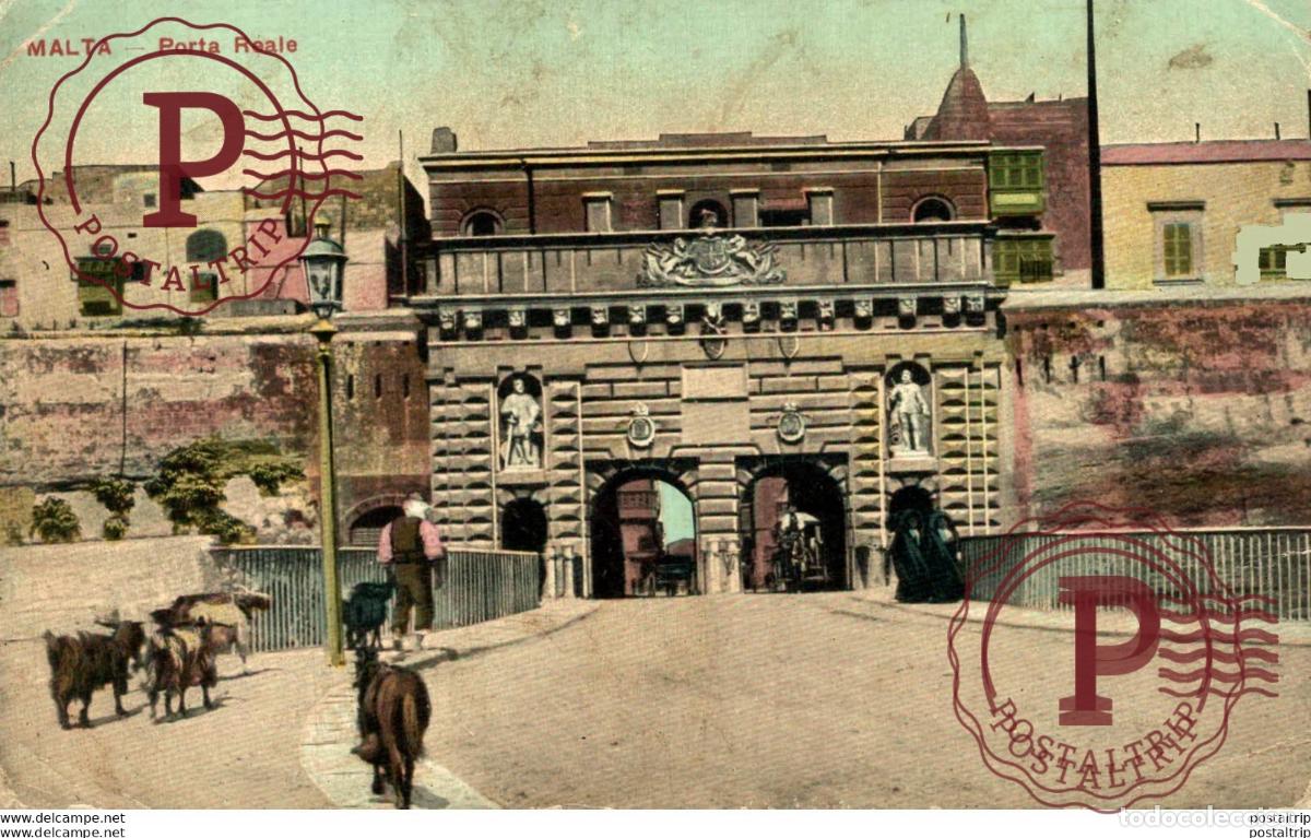 Postales: MALTA: PORTA REALE. MALTA. - Foto 1