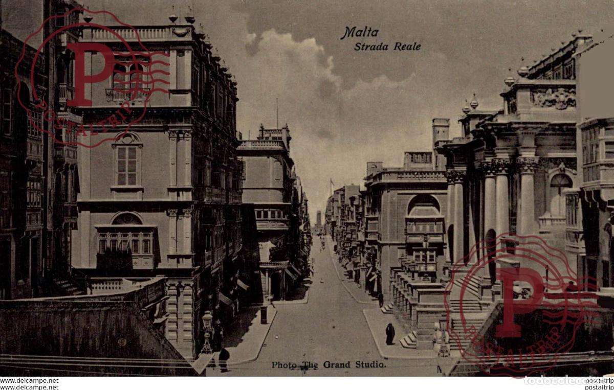 Postales: MALTA: STRADA REALE. MALTA. - Foto 1