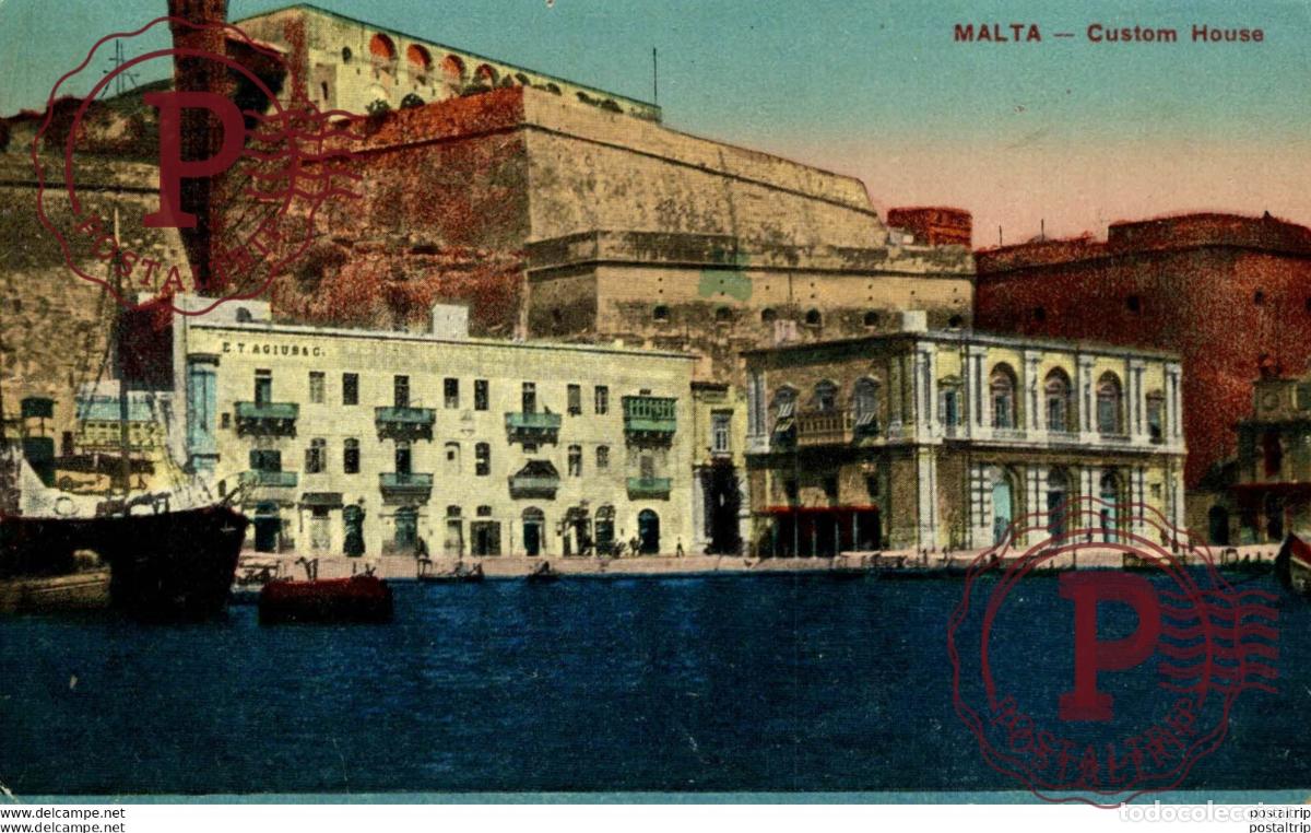 Postales: MALTA: CUSTOM HOUSE. MALTA. - Foto 1