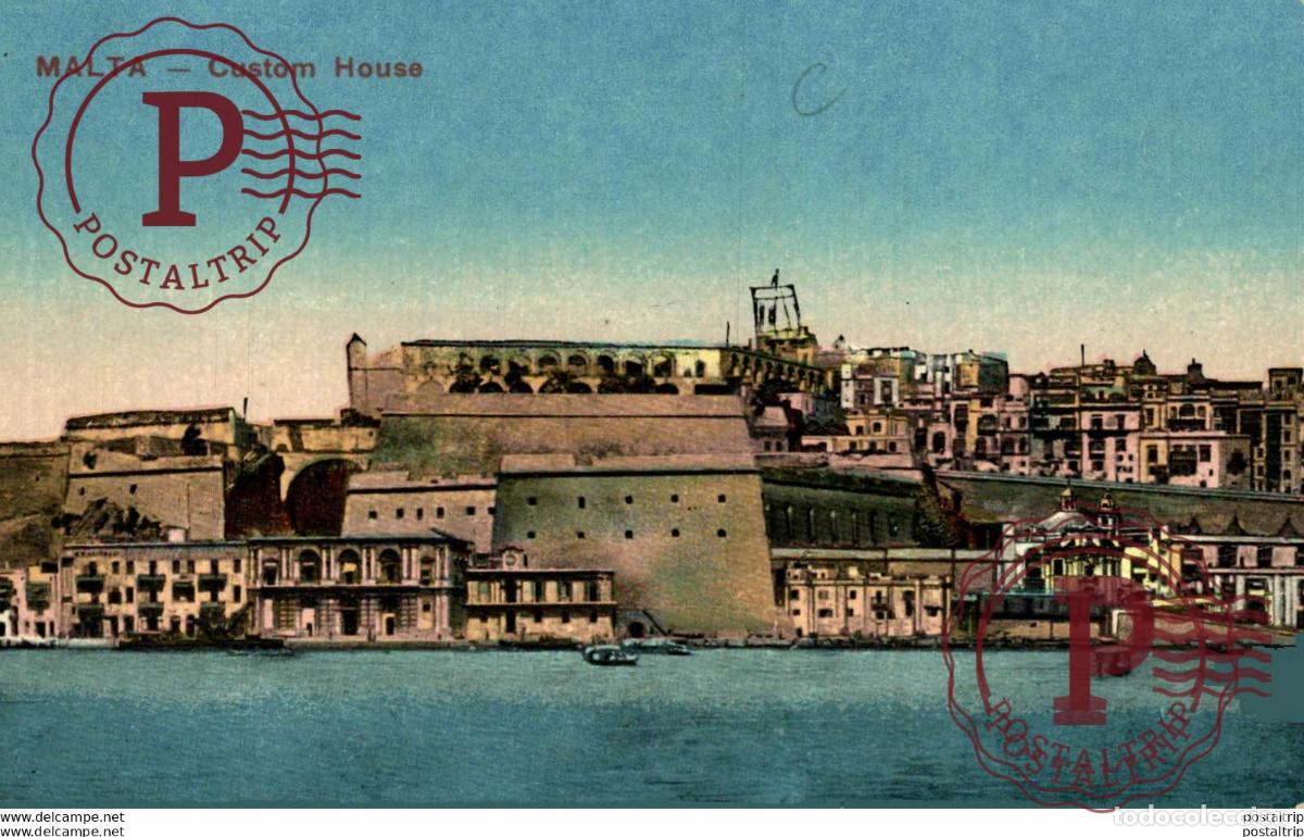Postales: MALTA, CUSTOM HOUSE. MALTA. - Foto 1