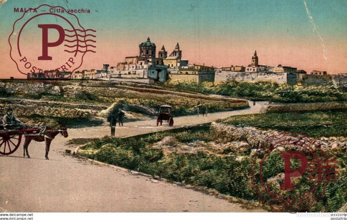 Postales: MALTA, CITT&Aacute; VECCHIA. MALTA. - Foto 1