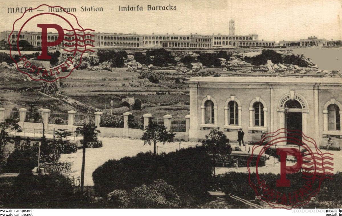 Postales: MALTA, MUSEUM STATION, IMTARFA BARRACKS. MALTA. - Foto 1