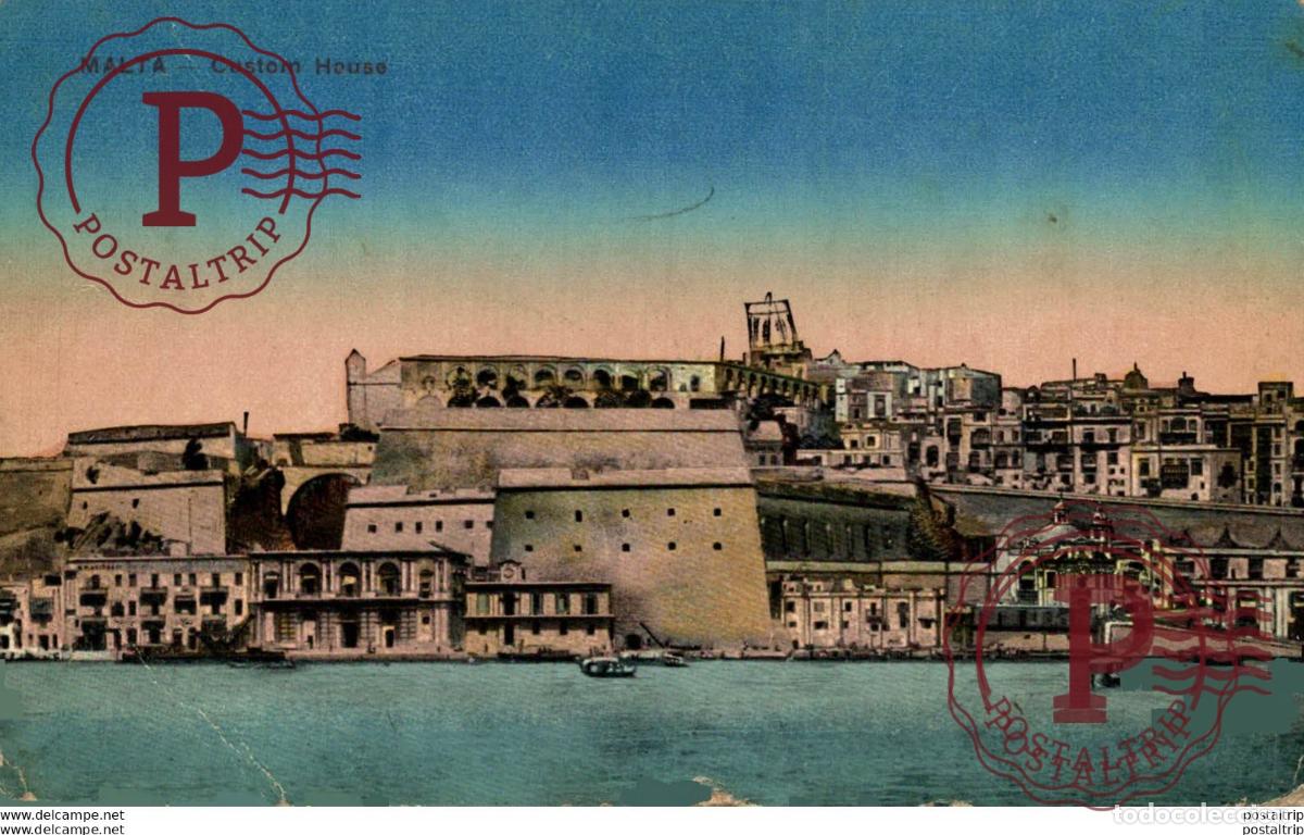 Postales: MALTA, CUSTOM HOUSE. MALTA. - Foto 1
