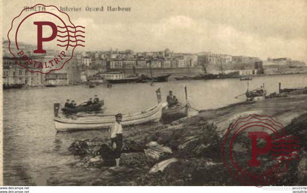 Postales: MALTA INTERIOR GRAND HARBOUR - Foto 1