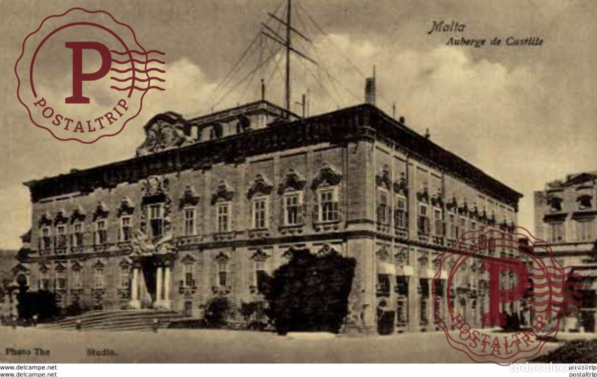 Postales: MALTA AUBERGE DE CASTILLE - Foto 1
