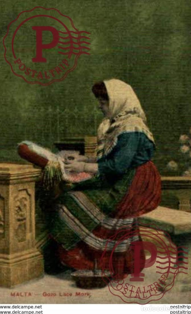 Postales: GOZO LACE MORK MALTA - Foto 1