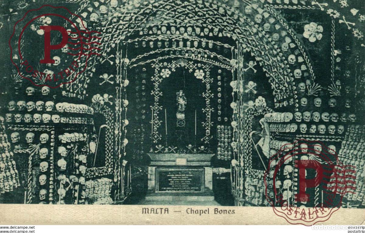 Postales: MALTA: CHAPEL BONES. MALTA.