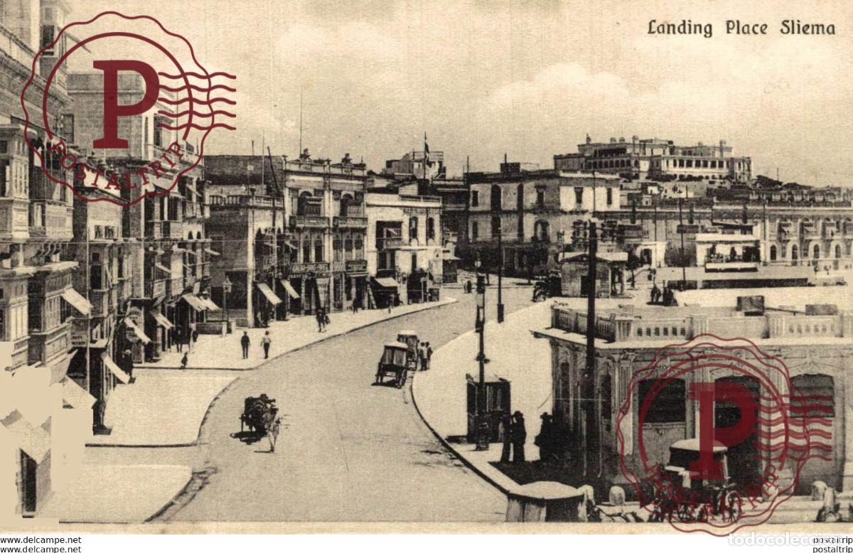Postales: LANDING PLACE SLIEMA. MALTA.