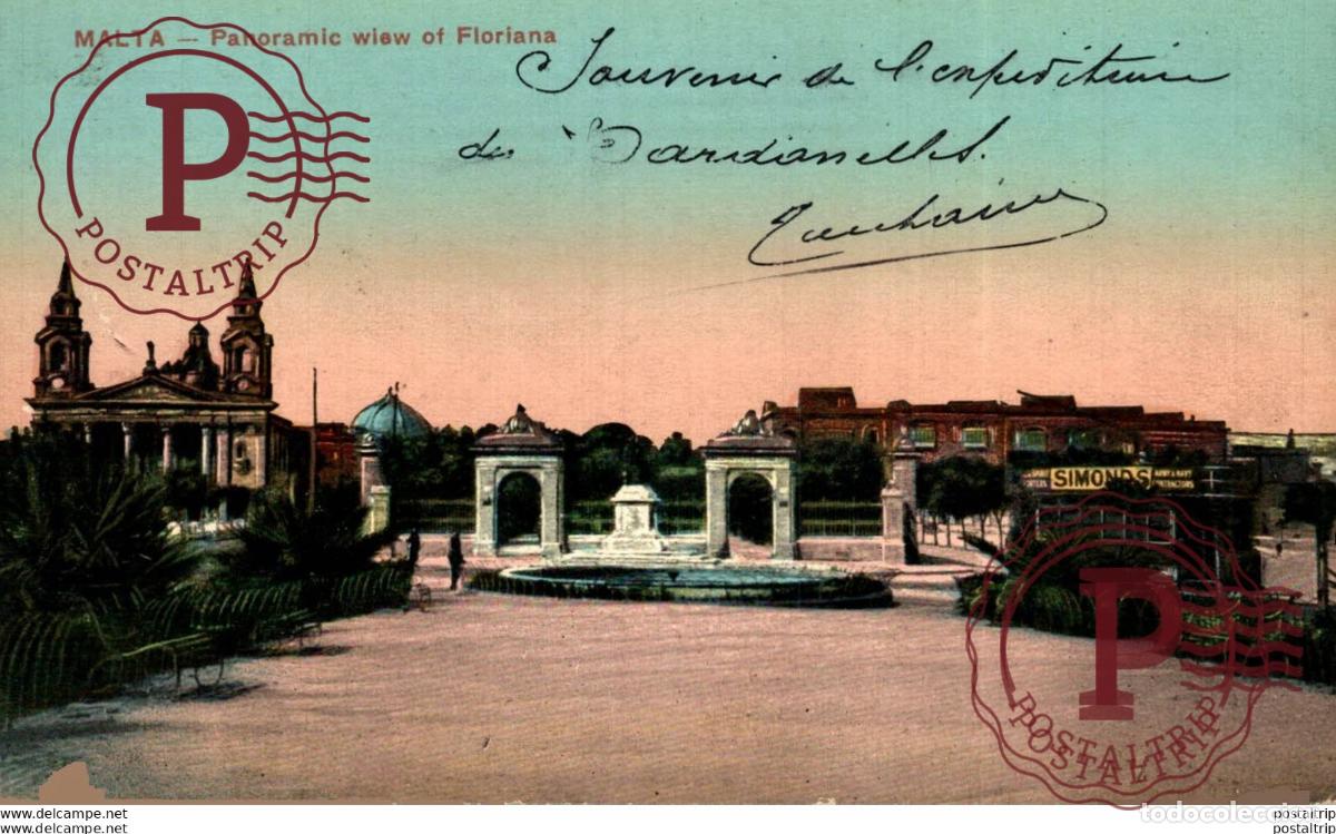 Postales: MALTA: PANORAMIC VIEW OF FLORIANA. MALTA.