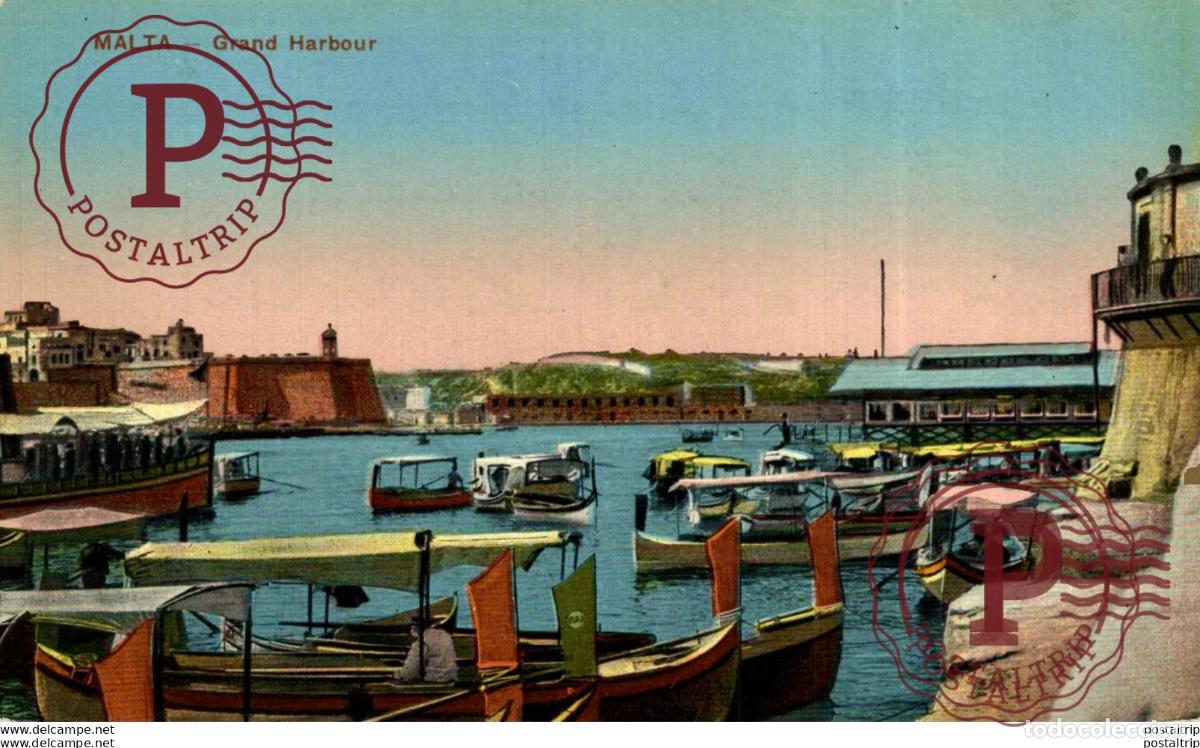 Postales: MALTA: GRAND HARBOUR. MALTA.