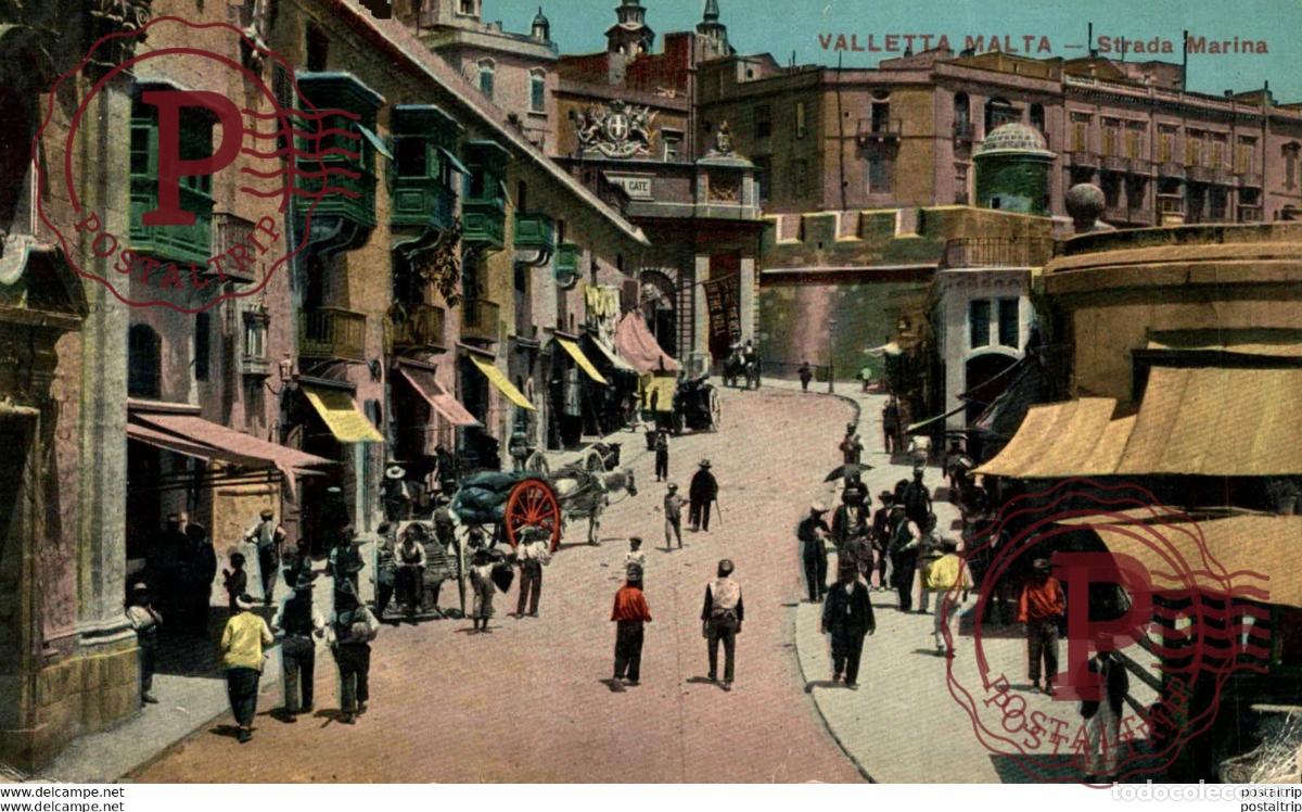 Postales: VALLETTA MALTA: STRADA MARINA. MALTA.