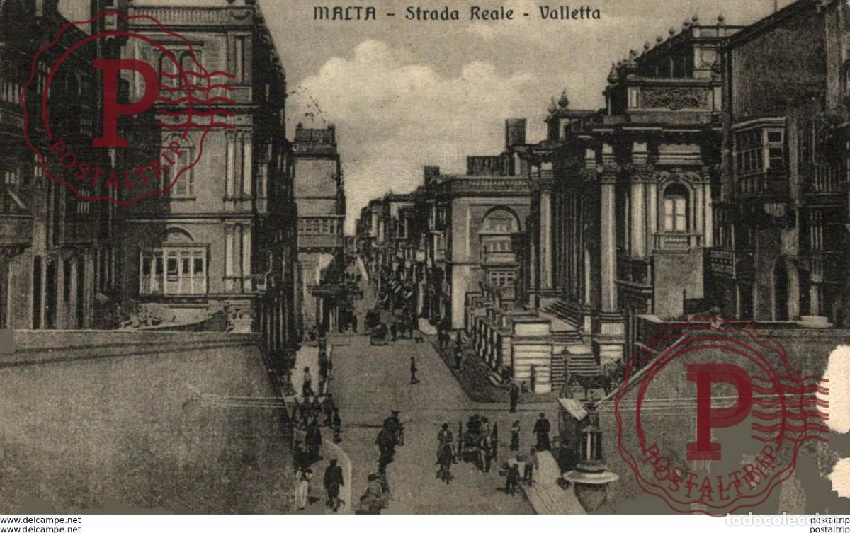 Postales: MALTA: STRADA REALE. VALLETTA. MALTA.