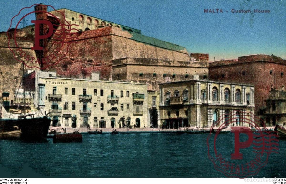 Postales: MALTA: CUSTOM HOUSE. MALTA. - Foto 1