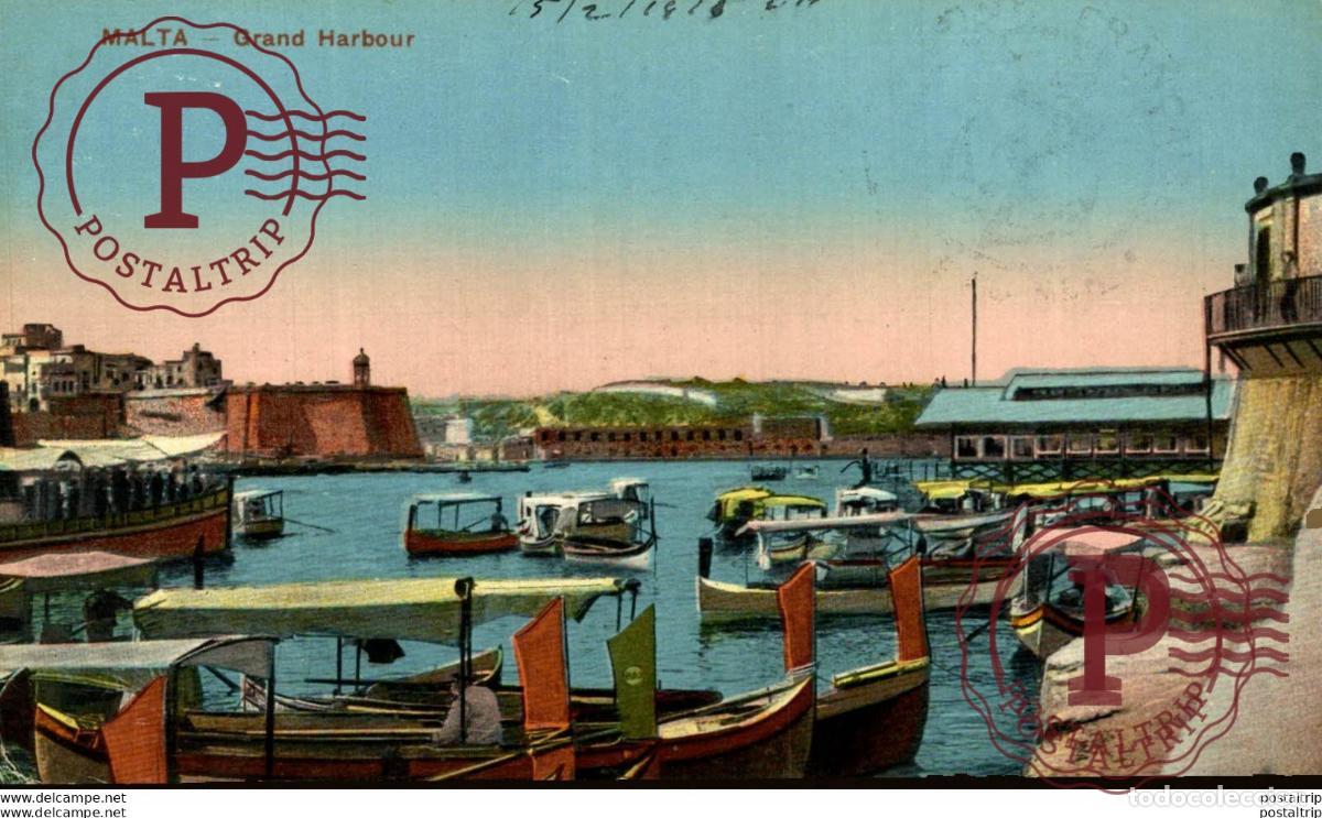 Postales: MALTA: GRAND HARBOUR. MALTA. - Foto 1