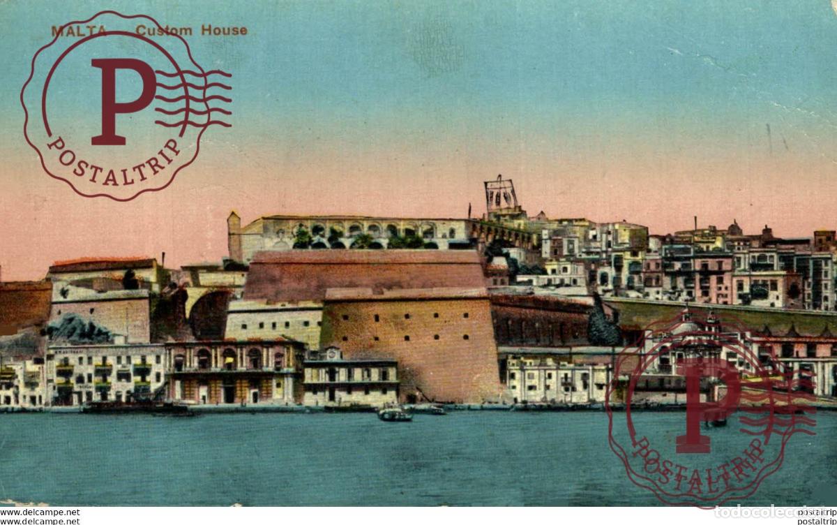 Postales: MALTA: CUSTOM HOUSE. MALTA. - Foto 1