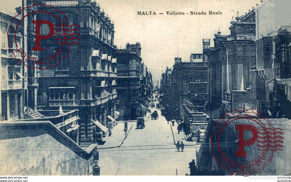 Postales: MALTA: VALLETA, STRADA REALE. MALTA. - Foto 1