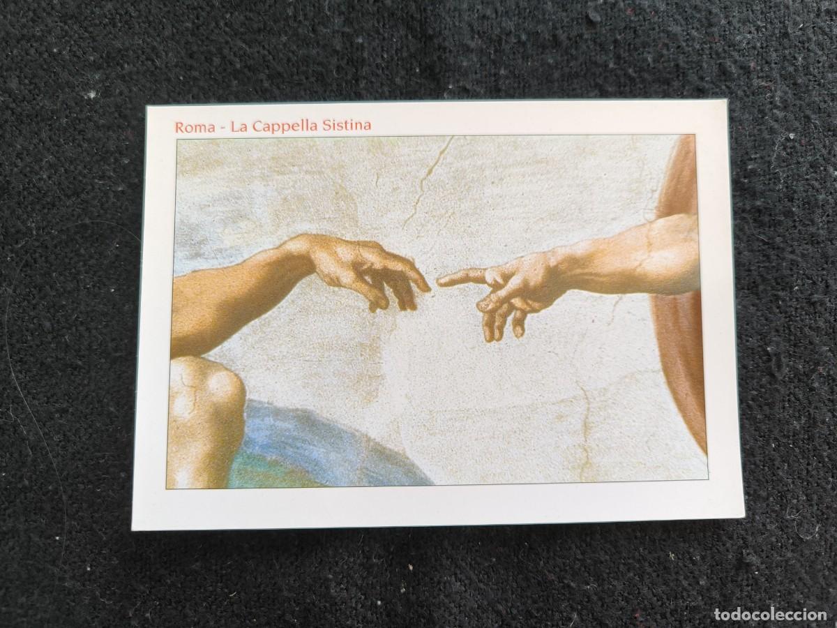 Postales: Postal Capilla Sixtina La Creaci&oacute;n De Ad&aacute;n Vaticano &ndash; Obra De Miguel &Aacute;ngel Coleccionismo