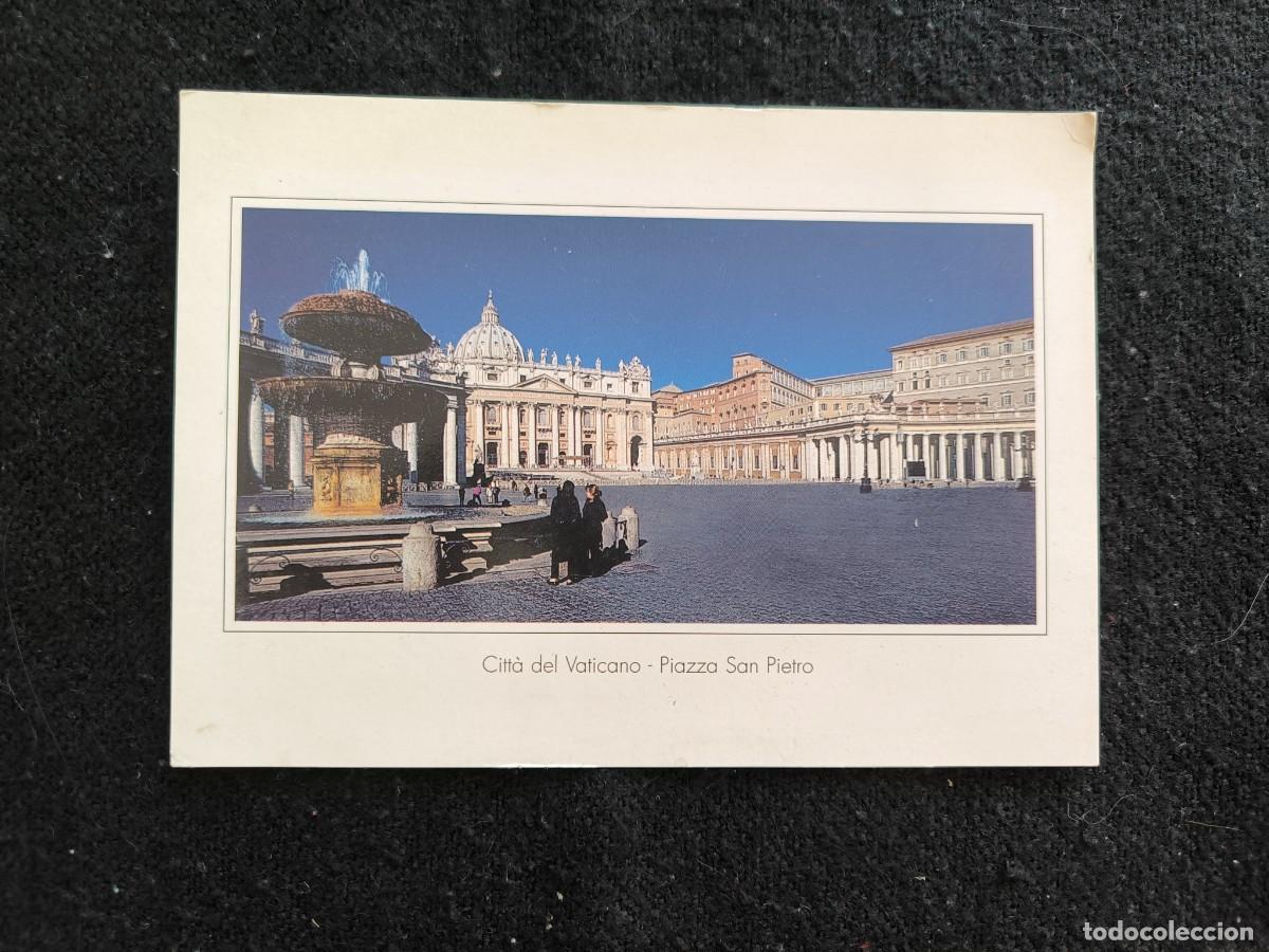 Cartes Postales: Postal Roma Vaticano Plaza San Pedro De Noche Italia &ndash; La Ciudad Eterna Coleccionismo