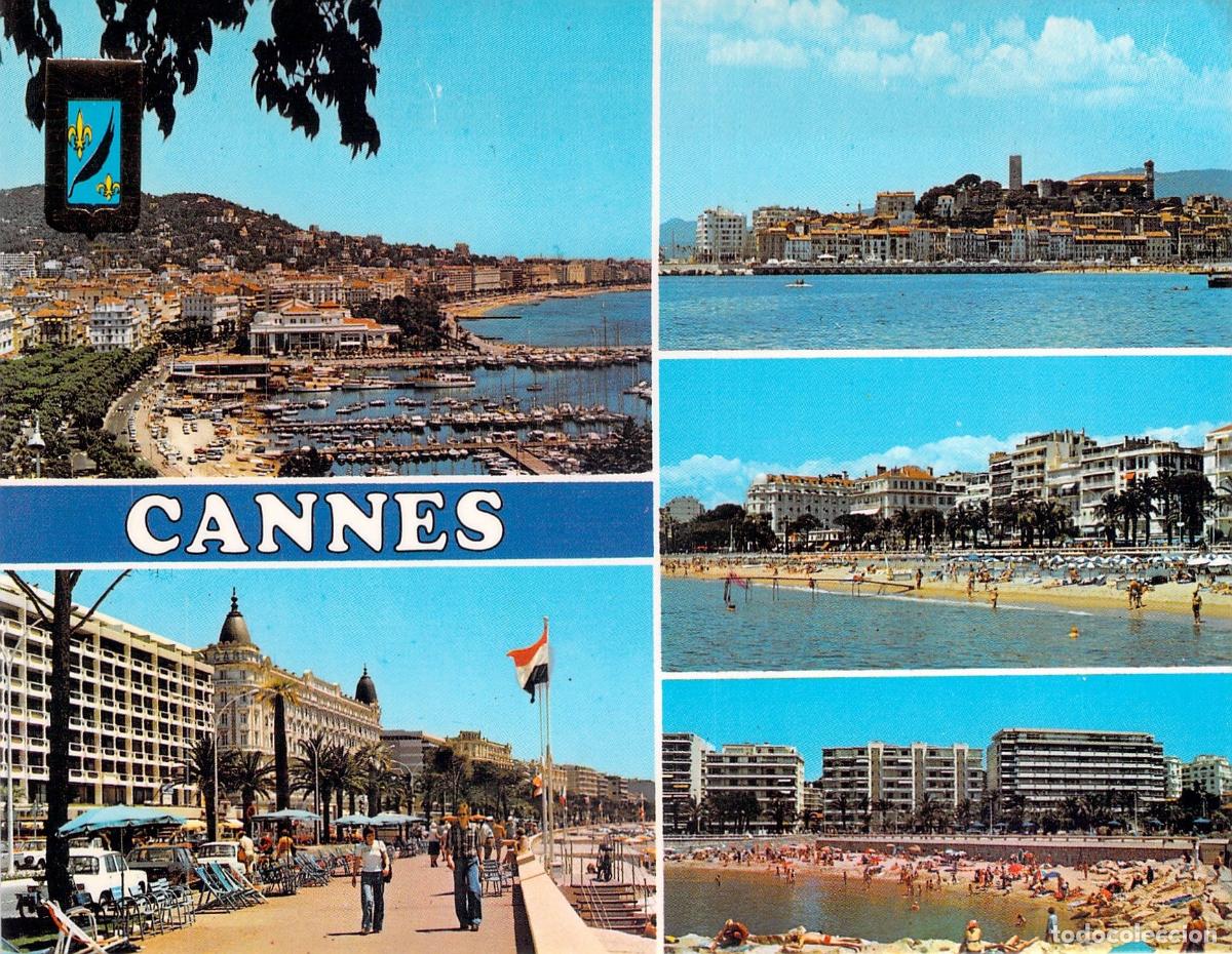 Postales: Postal de vistas panor&aacute;micas de Cannes, Francia