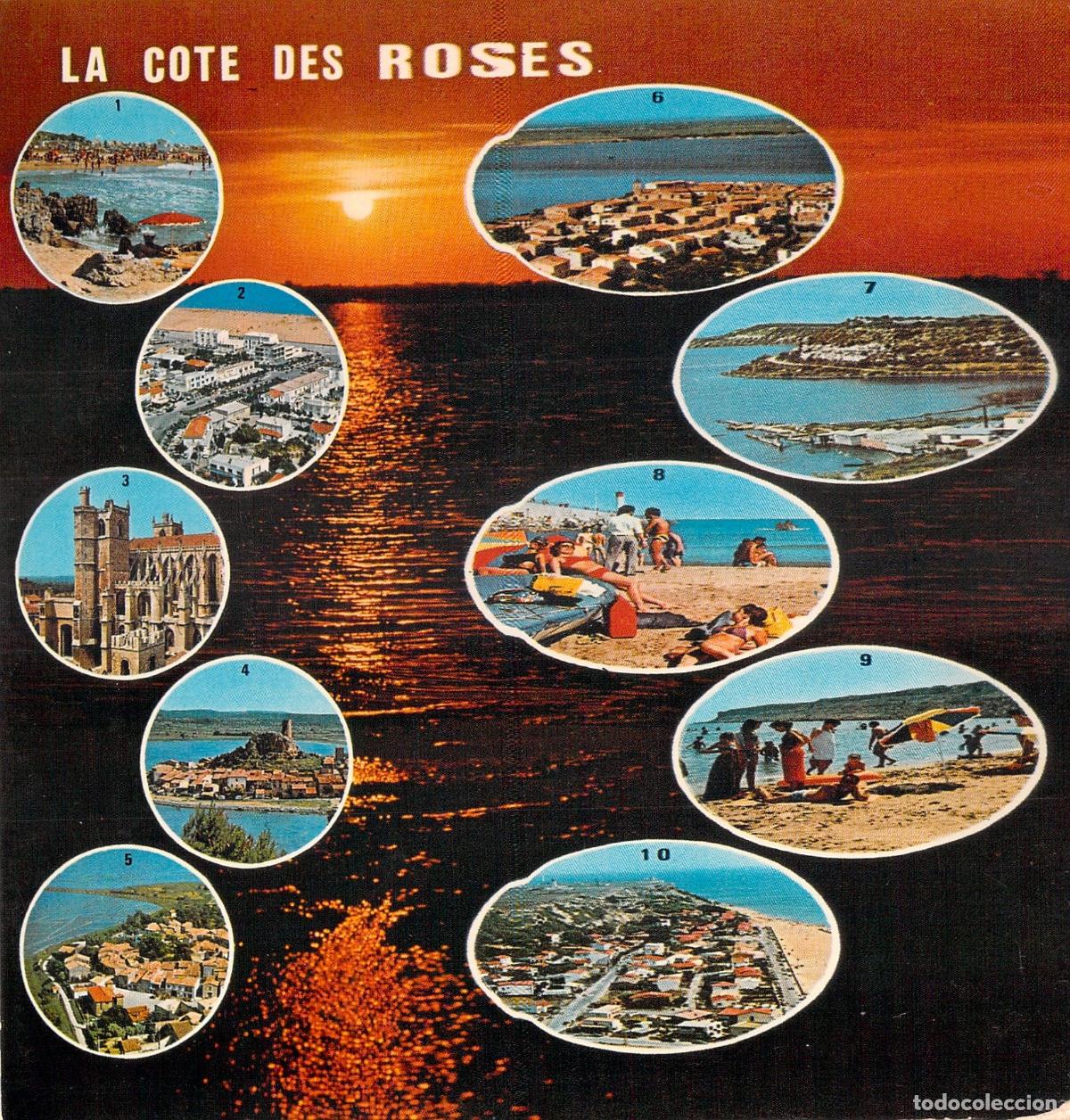 Postales: Postal de La Cote des Roses, vistas de la costa de Narbona, Francia