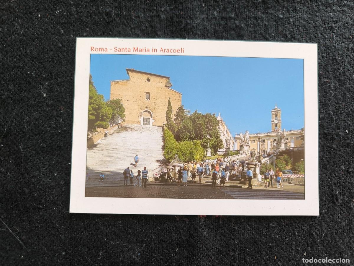 Postais: Postal Roma Santa Maria In Aracoeli &ndash; Iglesia Y Campidoglio, Italia &middot; Vista De La Escalinata