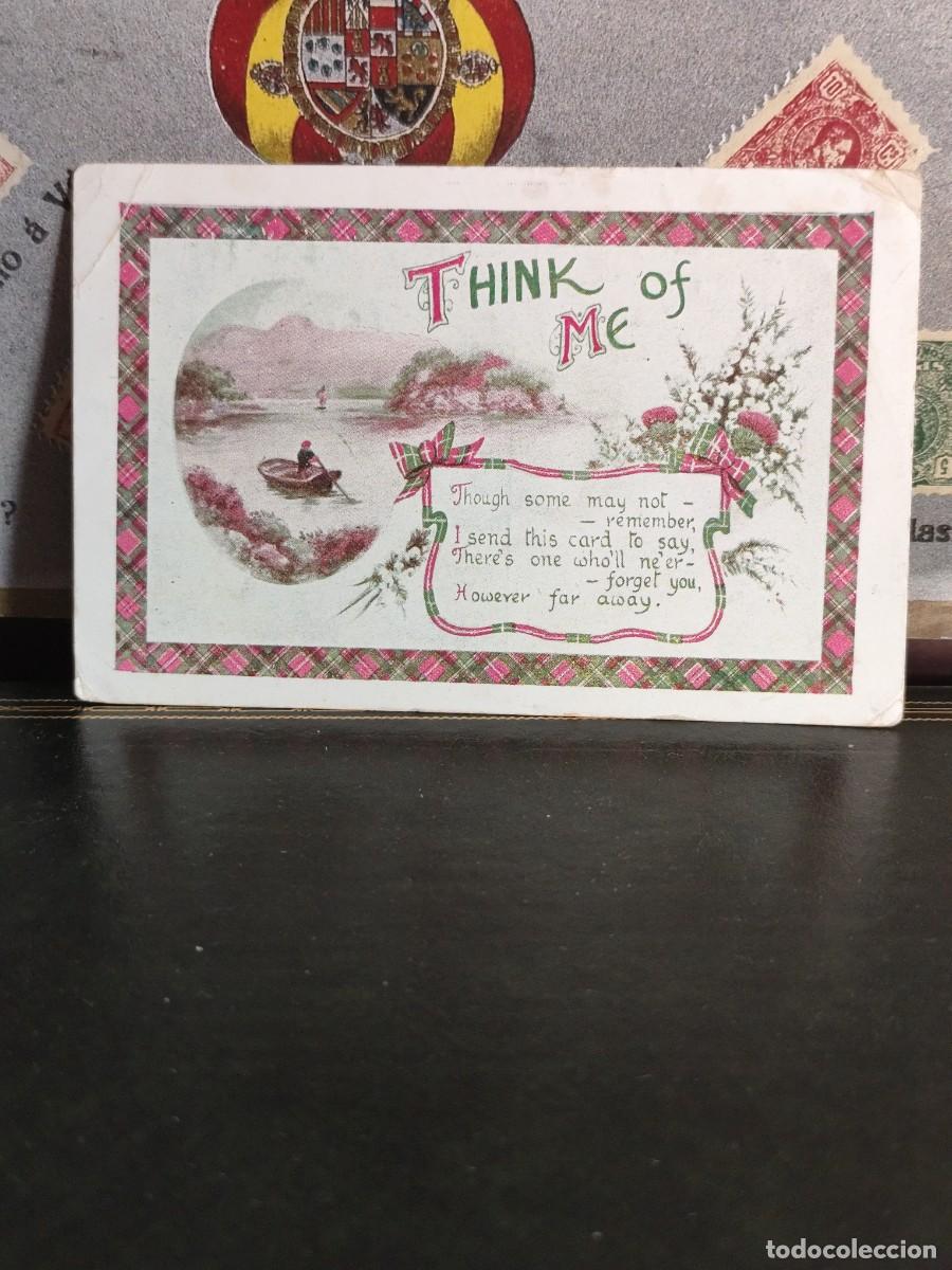 Postales: P6252 Postal Inglesa 1284 Think of me . H. B. Ltd