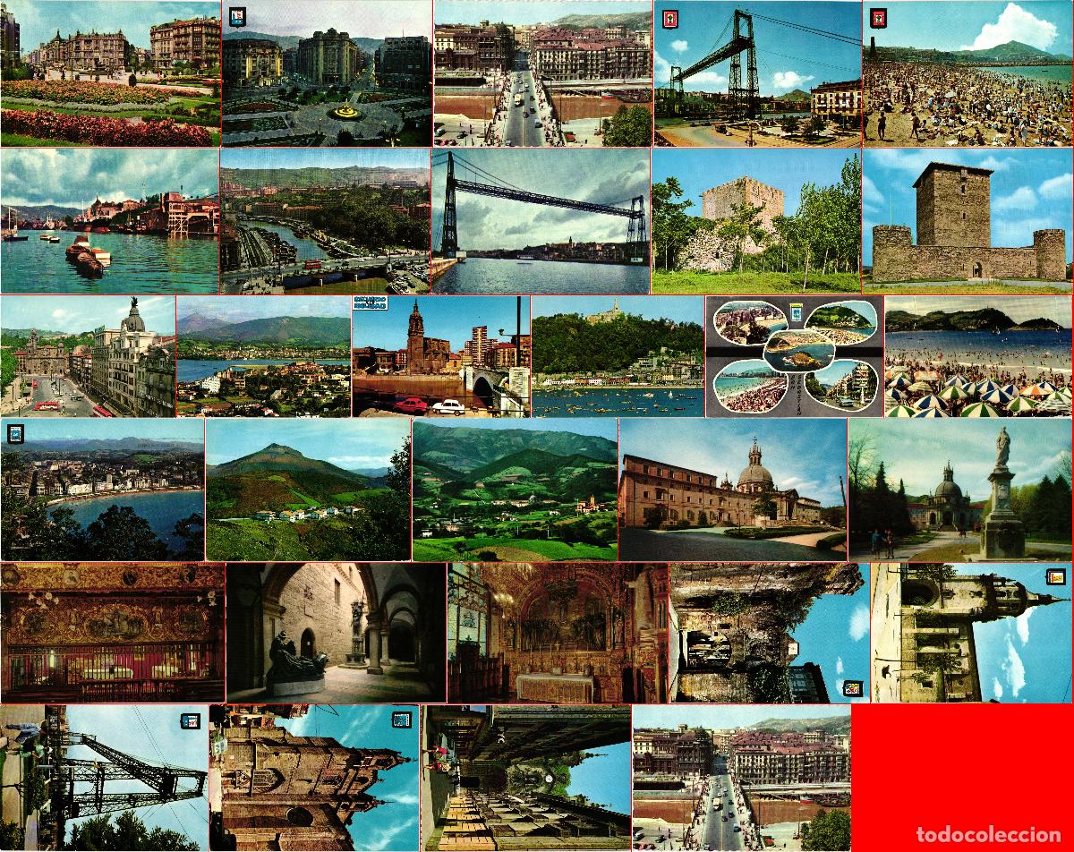 Postales: Pais Vasco - Euskal Herria - Lote 29 antiguas cartas postales