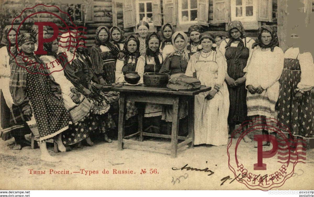 Postales: RUSIA RUSSIE. TYPES DE RUSSIE. N&ordm; 56