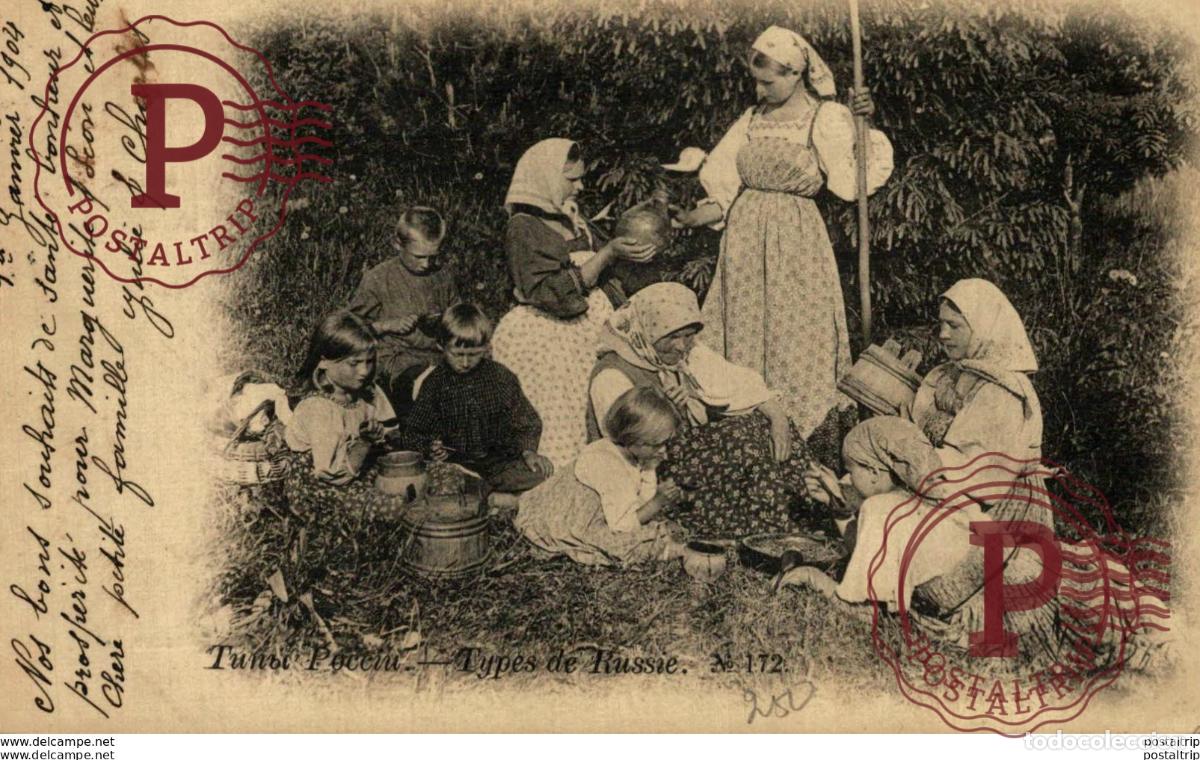 Postales: RUSIA RUSSIE. TYPES DE RUSSIE. N&ordm; 172