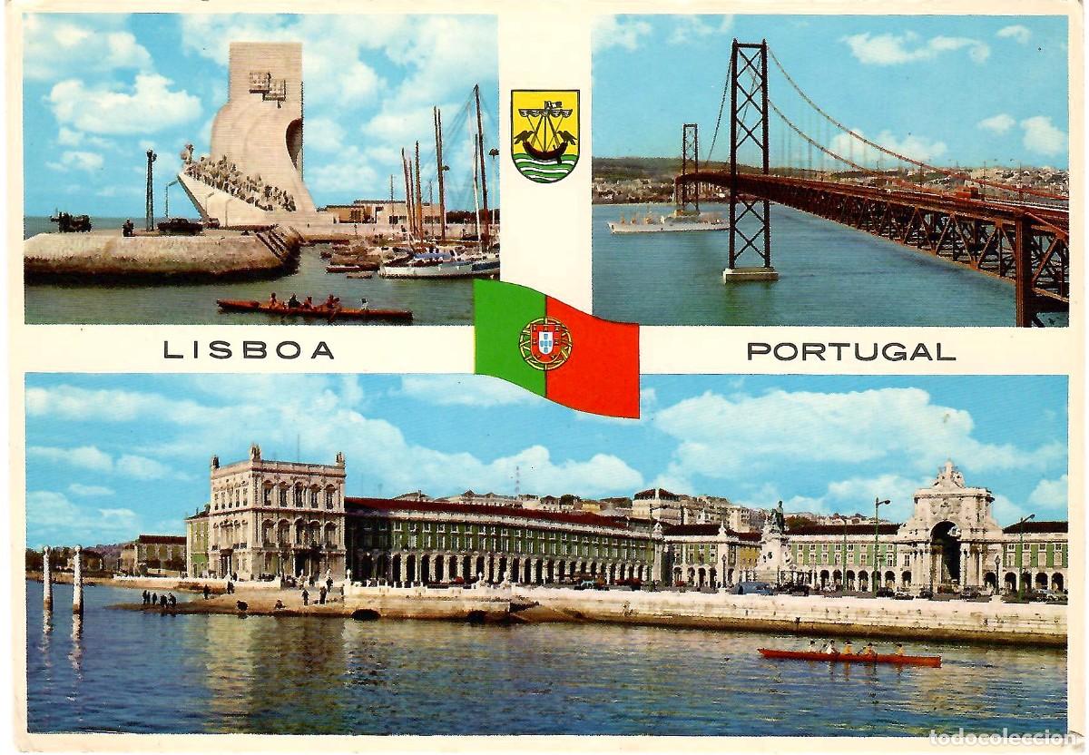 Postales: N&ordm; 322-LISBOA. Portugal. Diversos aspectos. ED. COLEC&Ccedil;AO D&Uacute;LIA